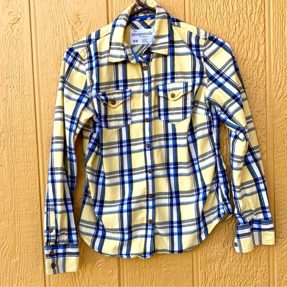 Aeropostale Plaid Flannel Shirt